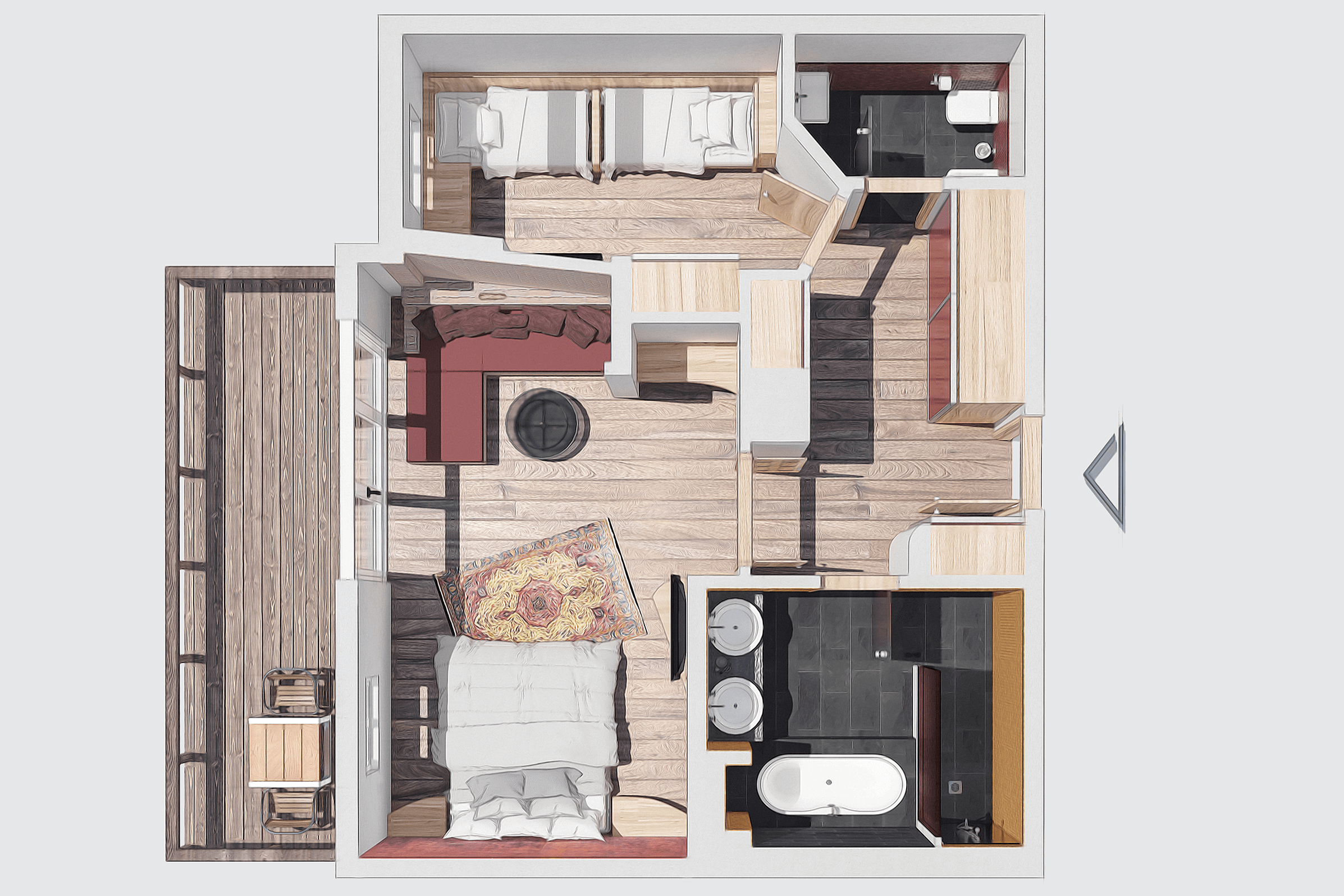 Krallerhof Zimmer und Suiten
