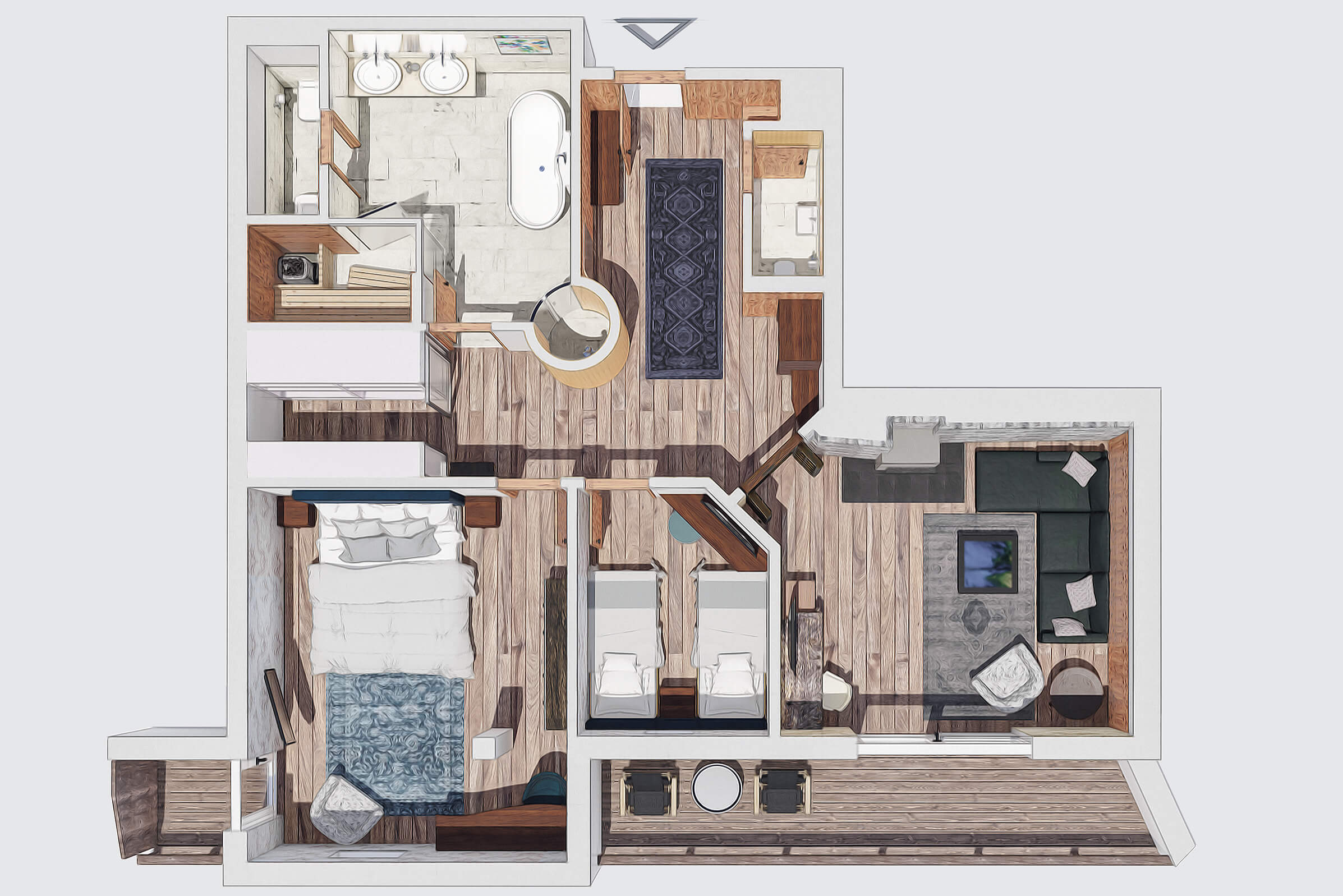 Krallerhof Zimmer und Suiten